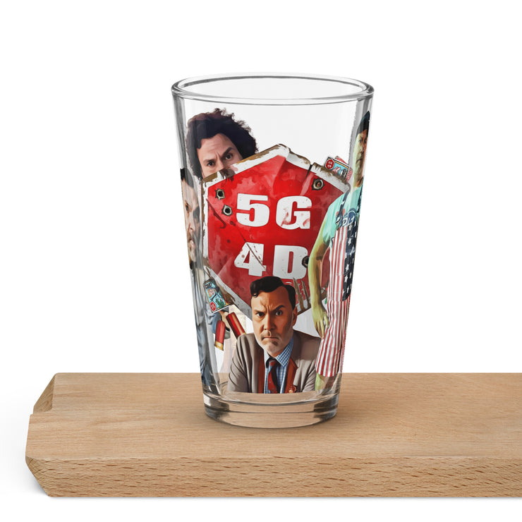 Five Games for Doomsday 50 Shades of Ben Pint glass