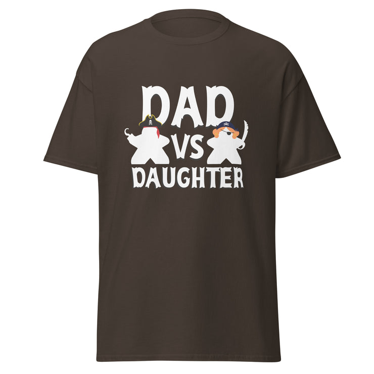 Dad Vs Daughter Unisex Meeple tee