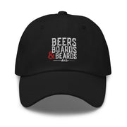 Beers Boards and Beards Dad Hat