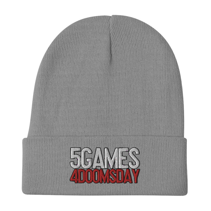 5g Embroidered Beanie
