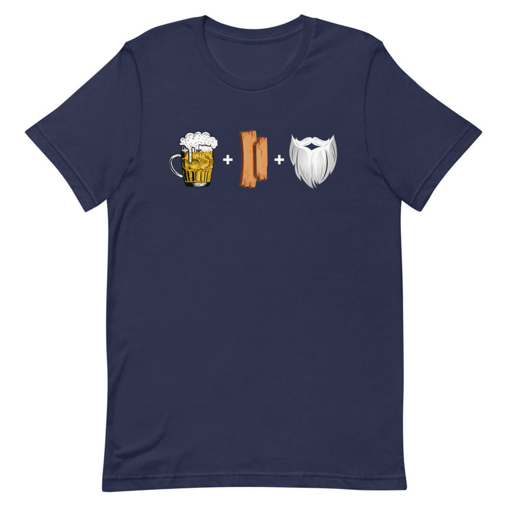 Beers Boards And Beards Icons T-Shirt