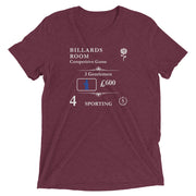 Obsession Billiards Room Tri-Blend t-shirt